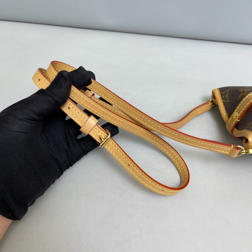 Louis Vuitton Fold Me Pouch Monogram Brown