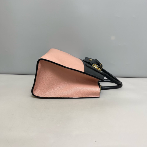 Louis Vuitton City Steamer MM Calfskin Black Pink