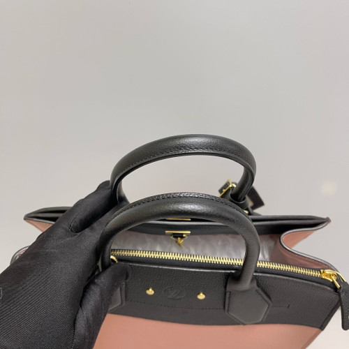 Louis Vuitton City Steamer MM Calfskin Black Pink