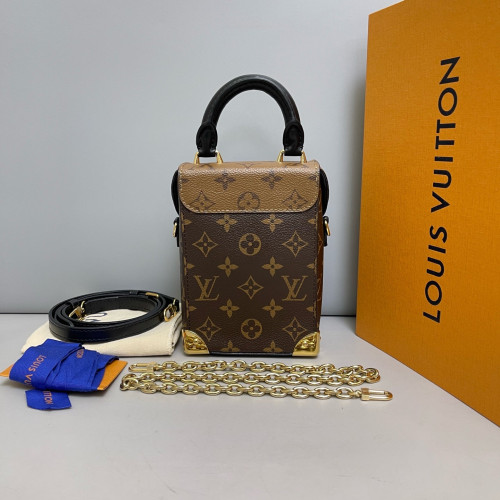 Louis Vuitton Camera Box Reverse Monogram Brown