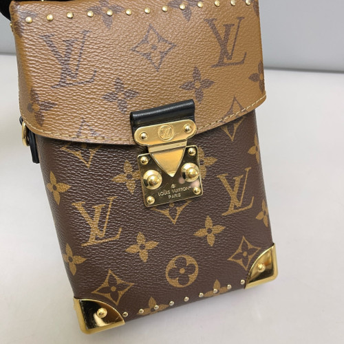Louis Vuitton Camera Box Reverse Monogram Brown