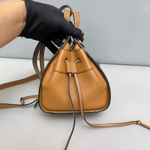 Loewe Mini Hammock Grained Calfskin Tan