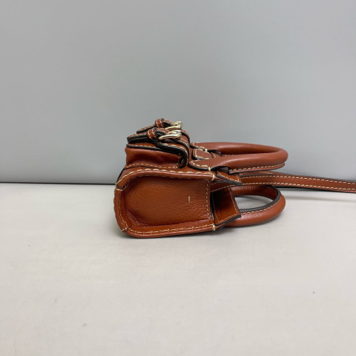 Chloe Crossbody Bag Calfskin Brown