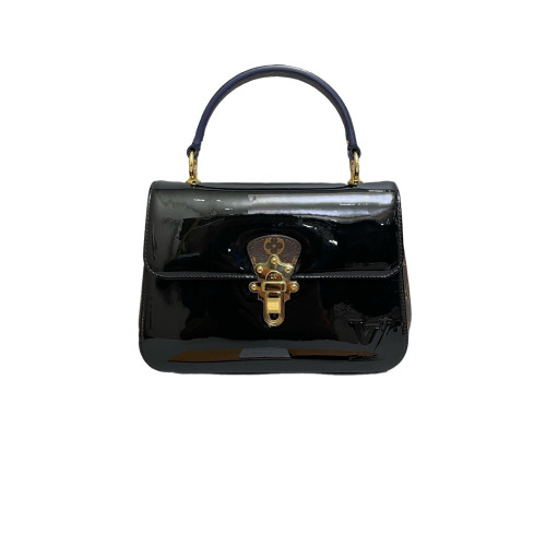 Louis Vuitton Two-Way Bag Vernis Monogram Black Brown