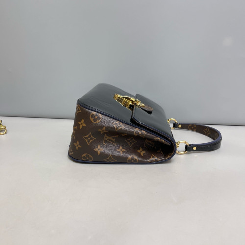 Louis Vuitton Two-Way Bag Vernis Monogram Black Brown