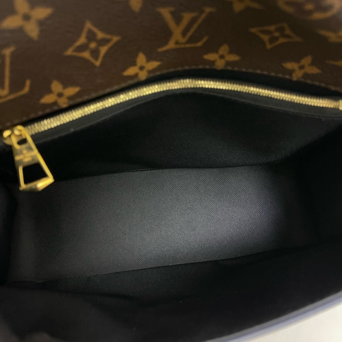 Louis Vuitton Two-Way Bag Vernis Monogram Black Brown