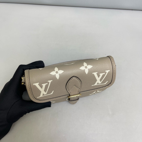 Louis Vuitton Nano Diane Monogram Empreinte Giant Grey