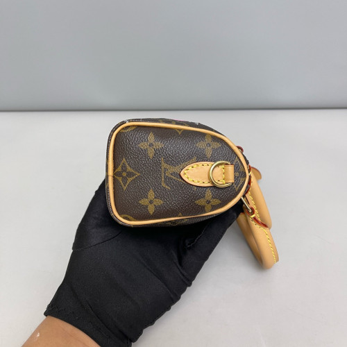 Louis Vuitton Nano Speedy Bandouliere Monogram Brown