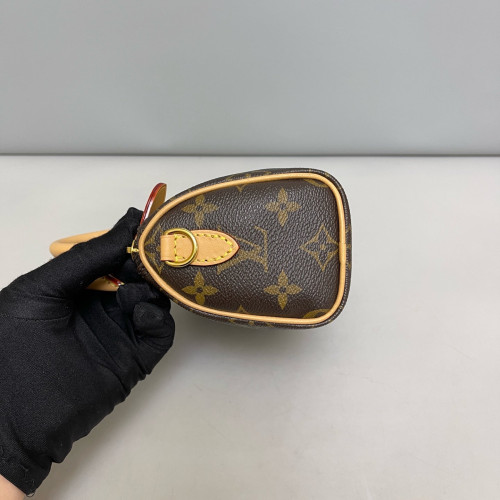 Louis Vuitton Nano Speedy Bandouliere Monogram Brown