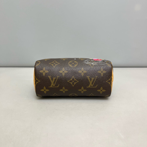 Louis Vuitton Nano Speedy Bandouliere Monogram Brown