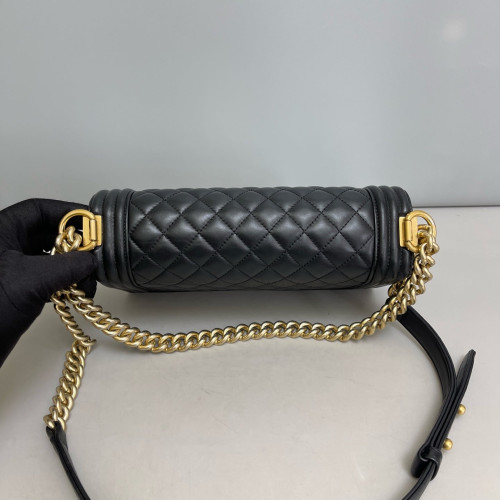 Chanel Quilted Medium Boy Flap Calfskin Black