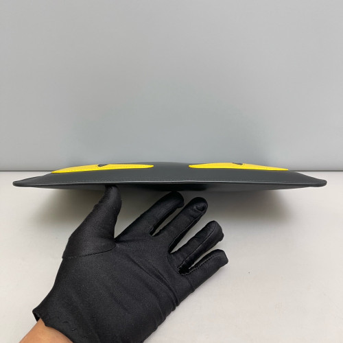 Fendi Clutch Calfskin Black Yellow