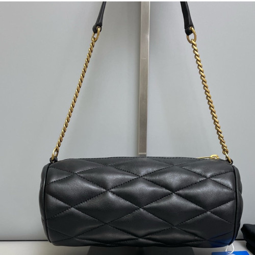 Yves Saint Laurent Sade Mini Tube Calfskin Black