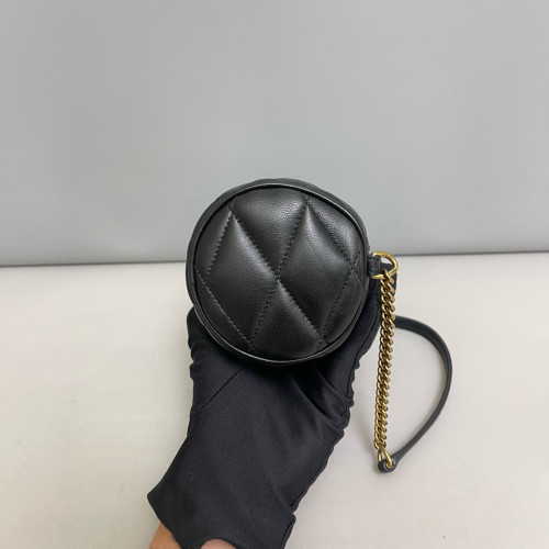 Yves Saint Laurent Sade Mini Tube Calfskin Black