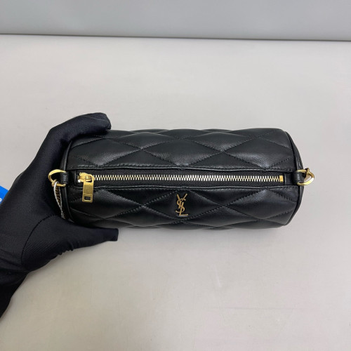 Yves Saint Laurent Sade Mini Tube Calfskin Black
