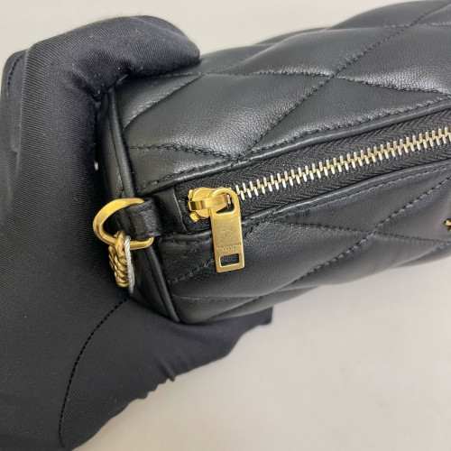 Yves Saint Laurent Sade Mini Tube Calfskin Black