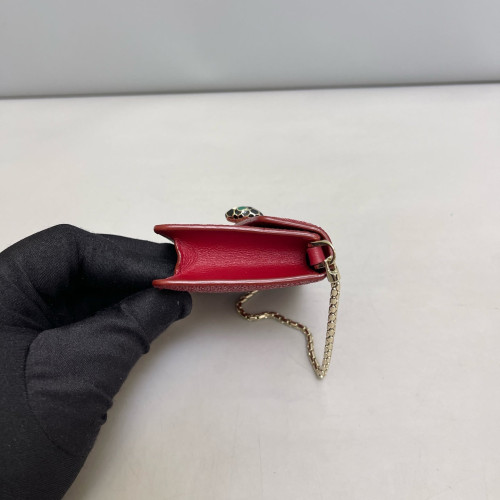 Bvlgari Serpenti Forever Micro Bag Galuchat Stingray Red