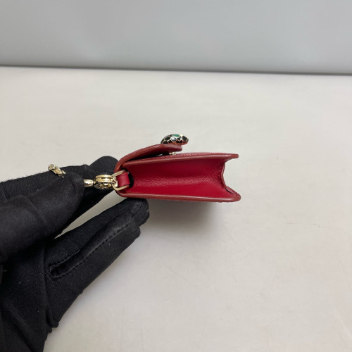 Bvlgari Serpenti Forever Micro Bag Galuchat Stingray Red