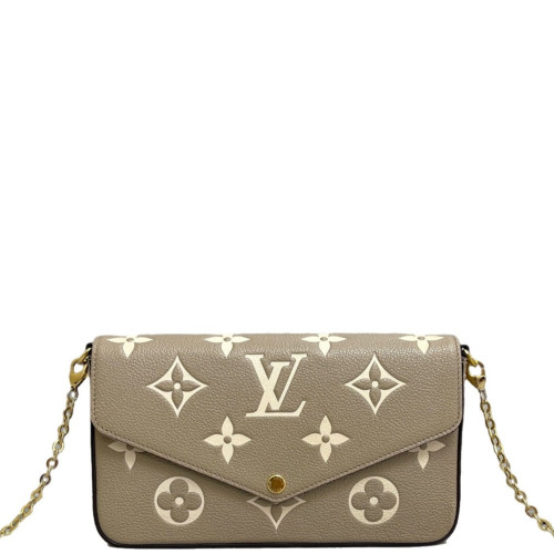 Louis Vuitton Pochette Felicie Chain Wallet Monogram Empreinte Giant Marmo