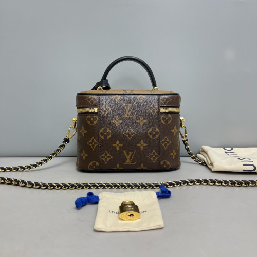 Louis Vuitton Vanity PM Monogram Reverse Monogram Brown