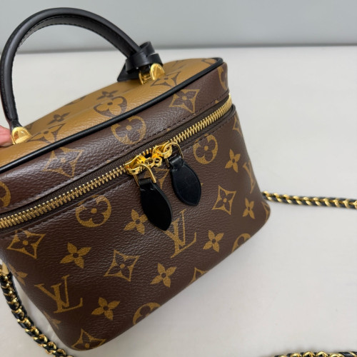 Louis Vuitton Vanity PM Monogram Reverse Monogram Brown