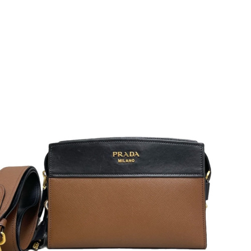 Prada Esplanade Crossbody Bag Saffiano Calfskin Black Prada Esplanade Crossbody Bag Saffiano Calfskin Black