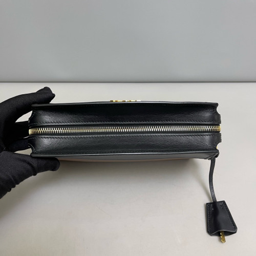 Prada Esplanade Crossbody Bag Saffiano Calfskin Black Prada Esplanade Crossbody Bag Saffiano Calfskin Black
