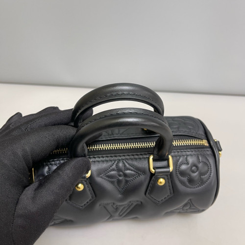 Louis Vuitton Bubblegram Papillon BB Monogram Empreinte Black