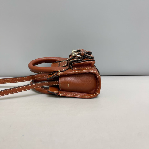 Chloe Two-Way Bag Calfskin Brown