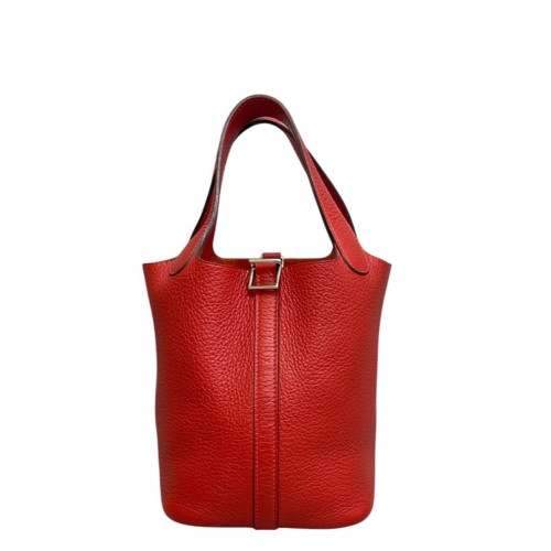 Hermes Picotin 18 Taurillon Clemence 53 Rouge Vif