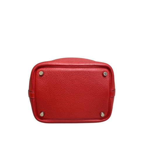 Hermes Picotin 18 Taurillon Clemence 53 Rouge Vif