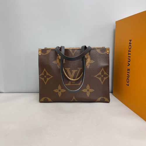 Louis Vuitton Onthego MM Reverse Monogram Giant Brown