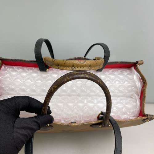 Louis Vuitton Onthego MM Reverse Monogram Giant Brown