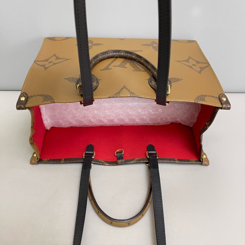 Louis Vuitton Onthego MM Reverse Monogram Giant Brown