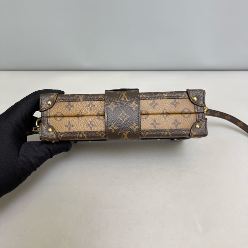 Louis Vuitton Petite Malle Monogram Reverse Monogram Brown