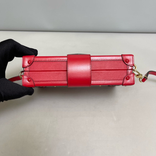 Louis Vuitton Petite Malle Vernis Red