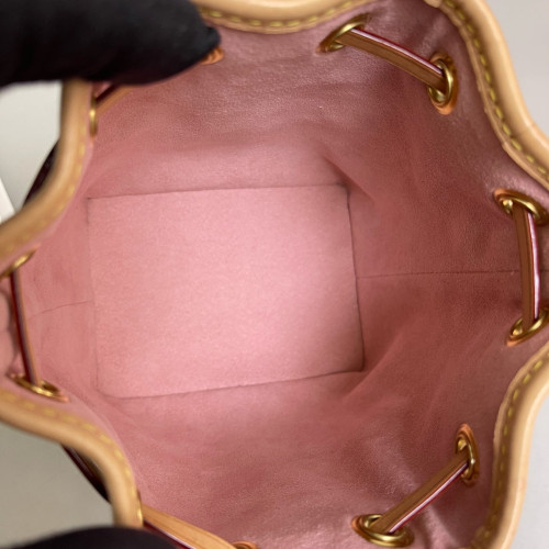 Louis Vuitton Nano Noe Monogram Pink Beige
