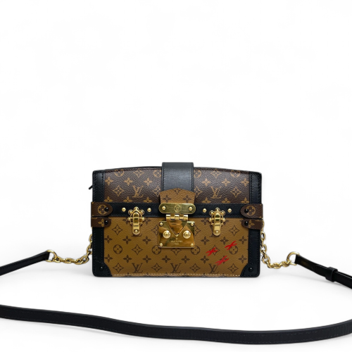 Louis Vuitton Trunk Clutch Monogram Reverse Monogram Brown