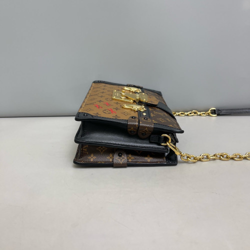 Louis Vuitton Trunk Clutch Monogram Reverse Monogram Brown
