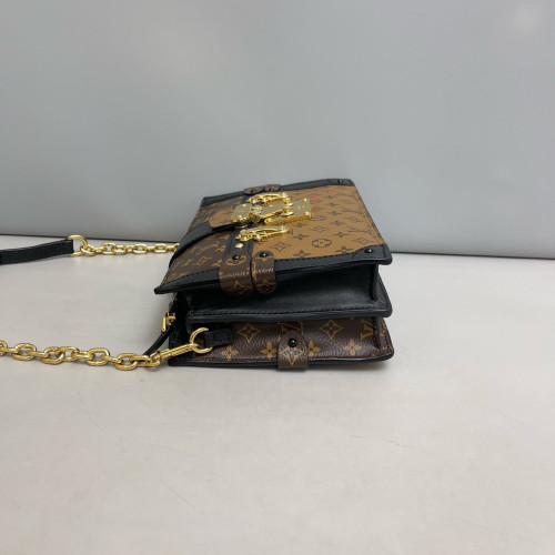 Louis Vuitton Trunk Clutch Monogram Reverse Monogram Brown