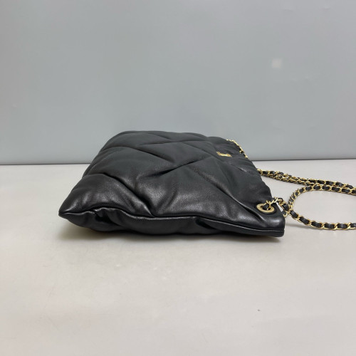 Chanel Quilted Shoulder Bag Calfskin Black
