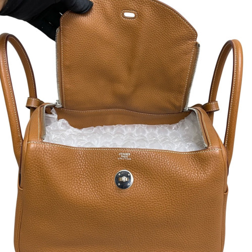 Hermes Lindy 30 Taurillon Clemence 37 Gold