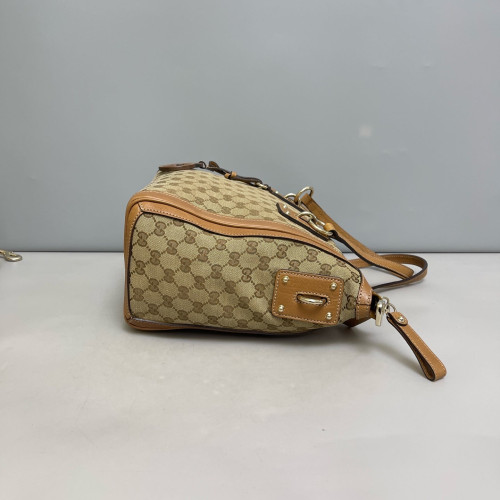 Gucci Shopping Tote GG Supreme Monogram Beige Brown