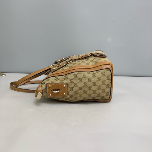 Gucci Shopping Tote GG Supreme Monogram Beige Brown