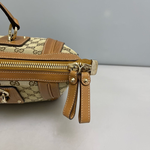 Gucci Shopping Tote GG Supreme Monogram Beige Brown