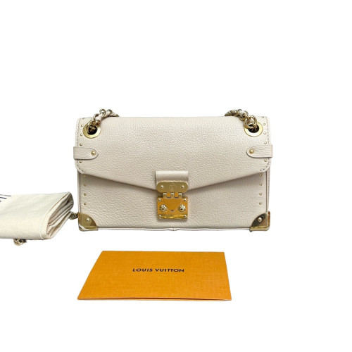 Louis Vuitton Trunkie Grained Calfskin White