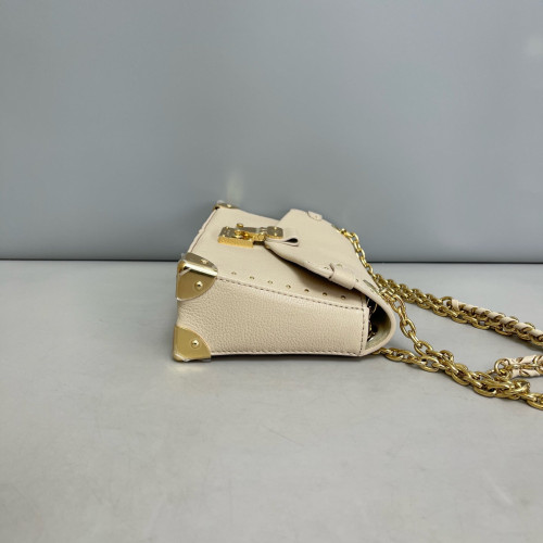 Louis Vuitton Trunkie Grained Calfskin White
