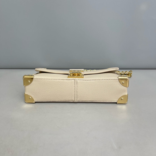 Louis Vuitton Trunkie Grained Calfskin White