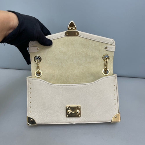 Louis Vuitton Trunkie Grained Calfskin White