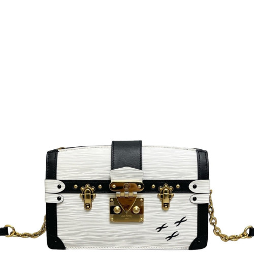 Louis Vuitton Trunk Clutch Epi White